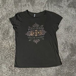 Vintage Grey Medium Polo Shirt